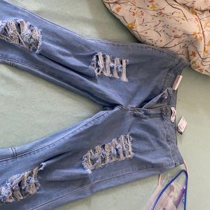 Flair high waisted jeans !